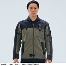 Load image into Gallery viewer, QUICK DRY PARKA BLACK/KHAKI RSJ335 (NEW COLOR)