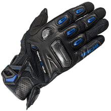 Load image into Gallery viewer, RAPTOR MESH GLOVES BLACK/BLUE RST442