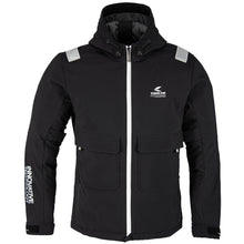 Load image into Gallery viewer, SOFTSHELL MULTI PARKA BLACK/WHITE RSJ728