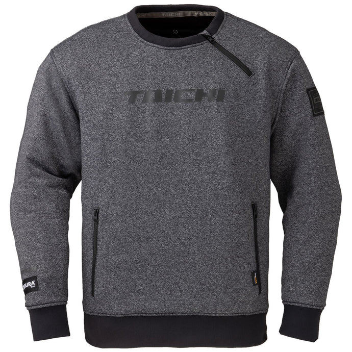 CORDURA CREW NECK LOGO CHARCOAL RSJ349