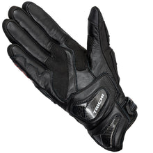 Load image into Gallery viewer, RAPTOR LEATHER  GLOVE BLACK/BLACK/RED RST441

