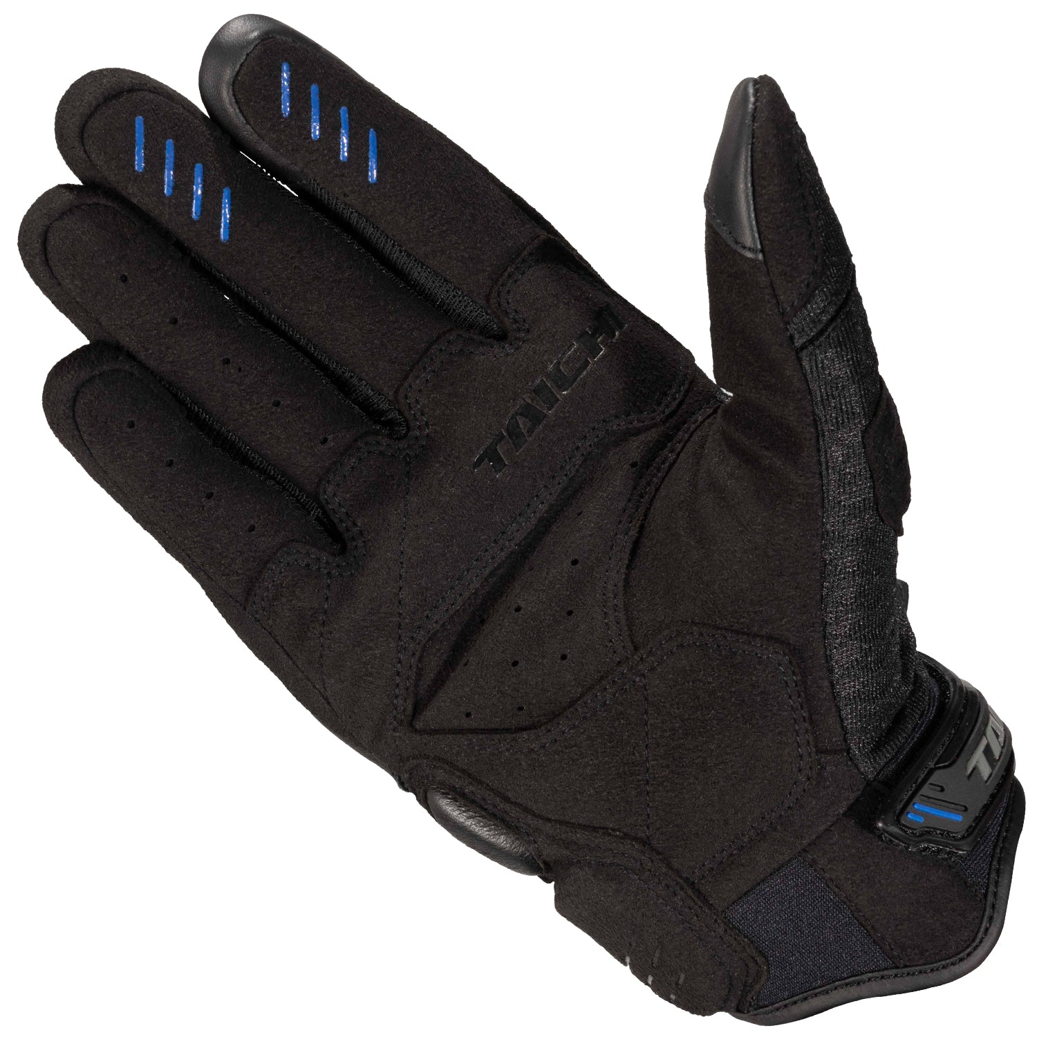 VELOCITY MESH GLOVES BLACK/BLACK/BLUE RST444 – RS-TAICHI USA