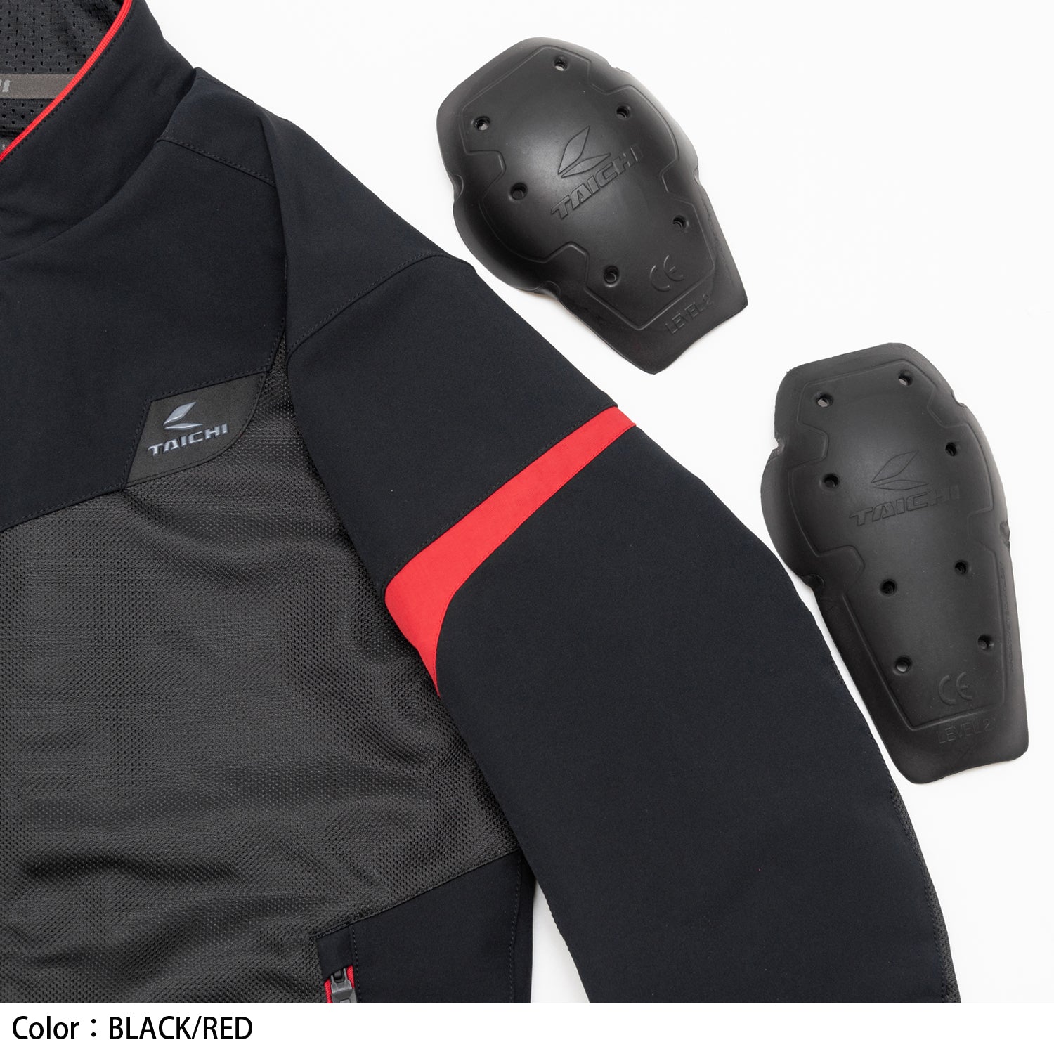 QUICK DRY RACER JACKET BLACK/ RED RSJ342 (NEW FOR SPRING 23)