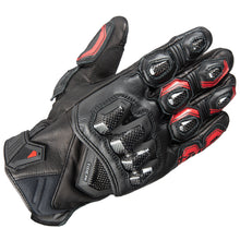 Load image into Gallery viewer, HIGH PROTECTION LEATHER GLOVE BLACK/BLACK/RED RST422
