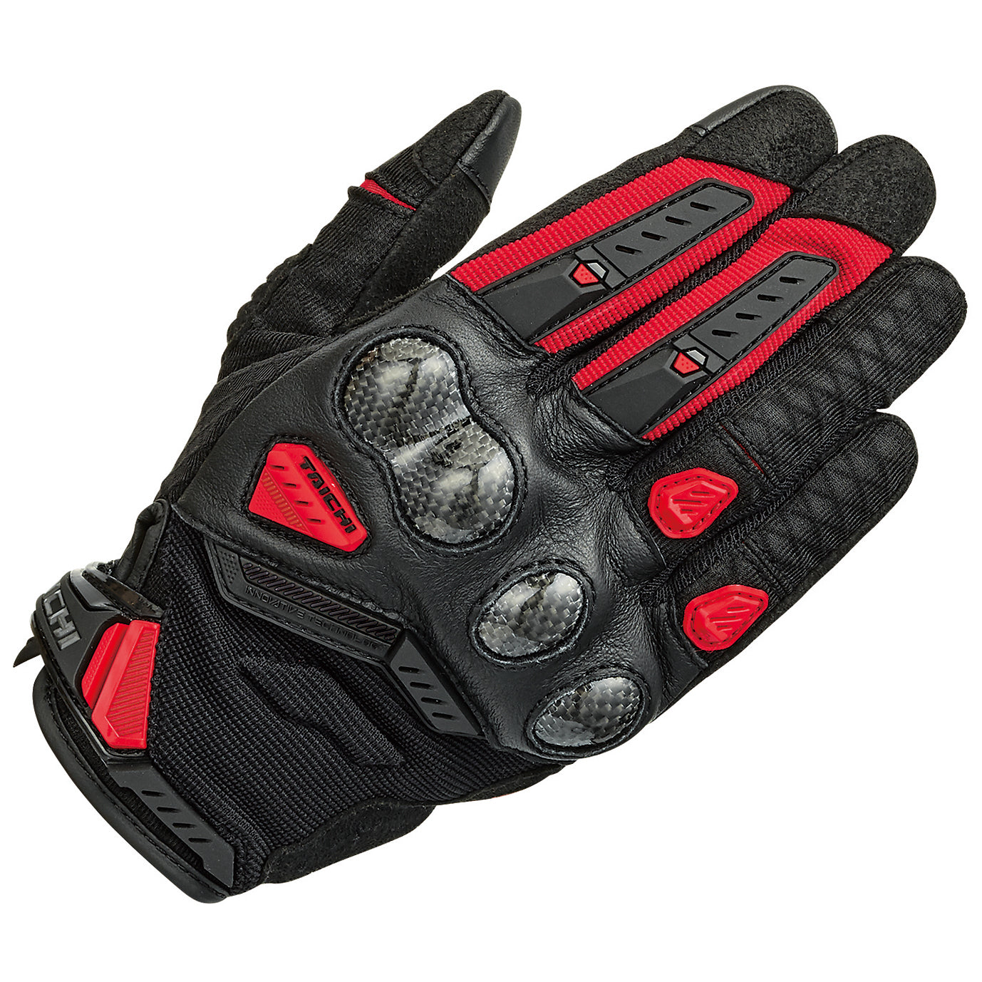 VELOCITY MESH GLOVE BLACK/RED RST444 – RS-TAICHI USA