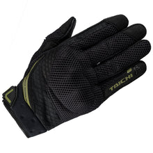Load image into Gallery viewer, RUBBER KNUCKLE MESH GLOVE BLACK/KHAKI RST447
