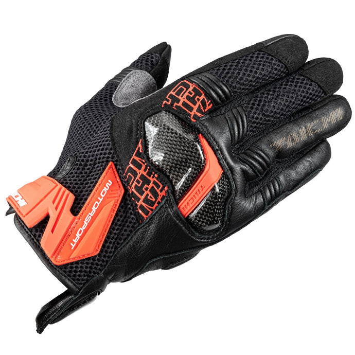 ARMED MESH GLOVE NEON RED RST448